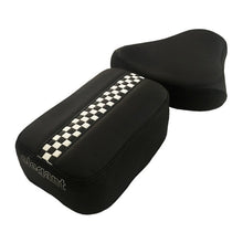 Load image into Gallery viewer, Gallop Style Twin Bike Seat Cover Black and White for Bullet
