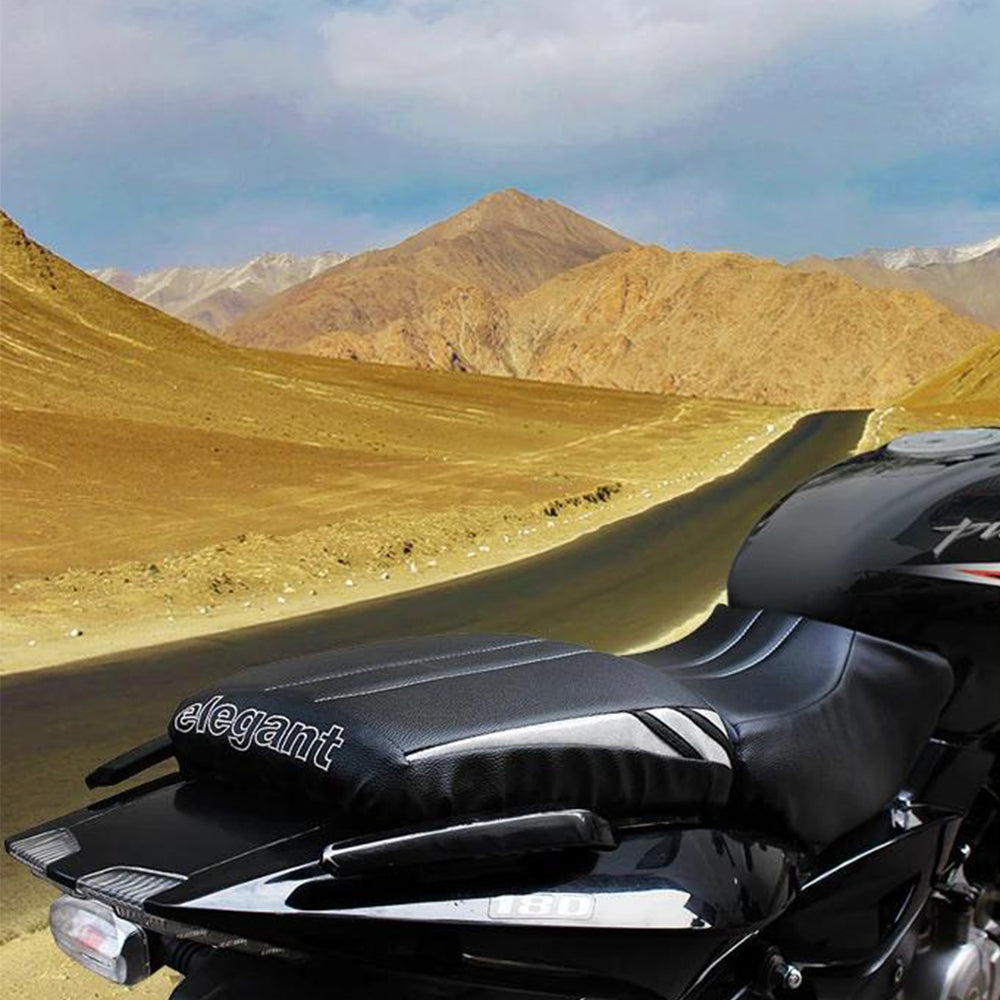 Bolt Sports Twin Bike Seat Cover Black and Silver for KTM Duke