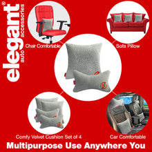 Load image into Gallery viewer, Elegant Comfy Velvet Cushion &amp; Neck Rest Car Pillow CU12
