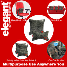 Load image into Gallery viewer, Elegant Comfy Velvet Cushion &amp; Neck Rest Car Pillow CU13
