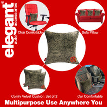 Load image into Gallery viewer, Elegant Comfy Velvet Cushion &amp; Neck Rest Car Pillow CU13
