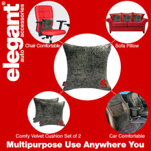 Load image into Gallery viewer, Elegant Comfy Velvet Cushion &amp; Neck Rest Car Pillow CU13
