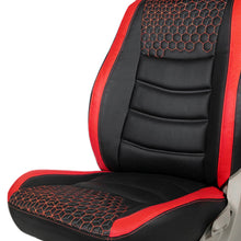 Load image into Gallery viewer, Glory Prism Art Leather Car Seat Cover Black and Red For Citroen C3
