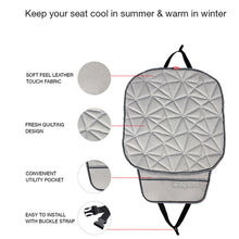 Load image into Gallery viewer, Space CoolPad Car Seat Cushion Grey (For Driver) | Elegant Auto Retail 
