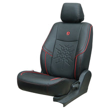 Load image into Gallery viewer, Venti 2 Perforated Art Leather Car Seat Cover For Honda Civic - Black Red | Elegant Auto Retail
