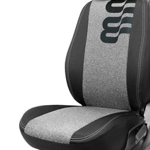 Load image into Gallery viewer, Yolo Plus Fabric Car Seat Cover For Skoda Kylaq | in Black-Grey Colour | Elegant Auto Retail
