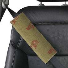 Load image into Gallery viewer, Fabric Seat Belt Shoulder Pads Beige Car Set of 2
