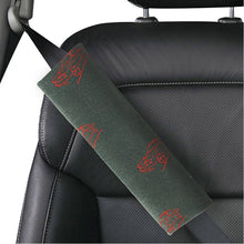 Load image into Gallery viewer, Fabric Seat Belt Shoulder Pads Grey Car Set of 2
