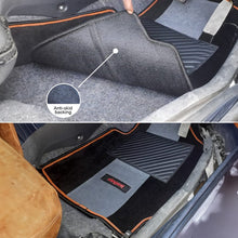 Load image into Gallery viewer, Edge Car Floor Mat Black and Grey Set of 5
