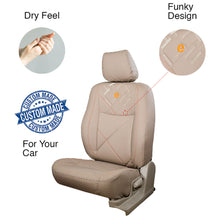 Load image into Gallery viewer, Victor Art Leather Car Seat Cover For Hyundai Tucson - Beige Orange | Elegant Auto Retail
