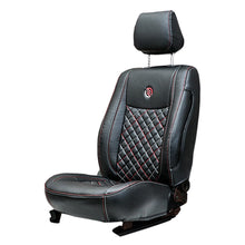 Venti 3 Perforated Art Leather Car Seat Cover Design For Mahindra Marazzo