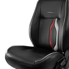 Load image into Gallery viewer, Vogue Trip Plus Art Leather Bucket Fitting Car Seat Cover For Mahindra XUV 400 EV | in Black Colour | Elegant Auto Retail
