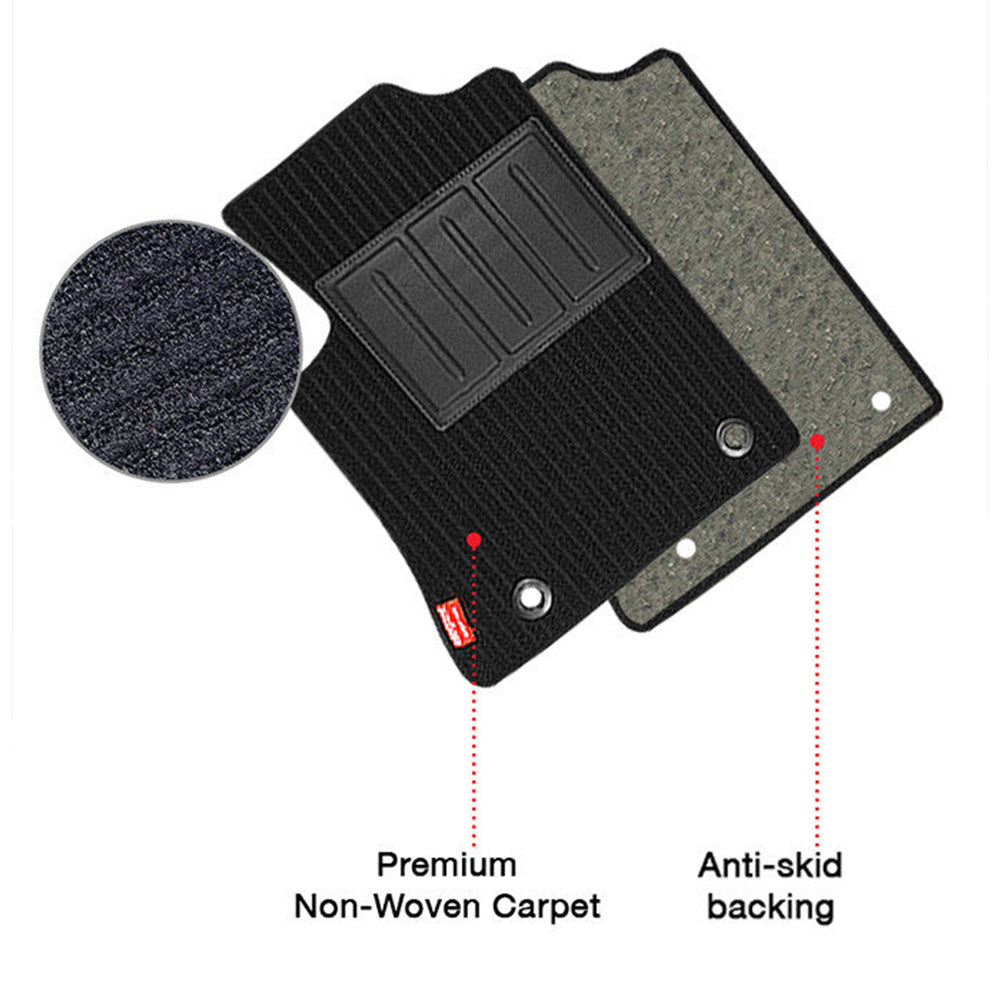 Cord Black Carpet Car Floor Mat For Maruti Ertiga