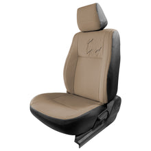 Load image into Gallery viewer, Vogue Zap Plus Art Leather Bucket Fitting Car Seat Cover Black And Beige
