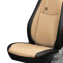 Load image into Gallery viewer, Venti 1 Duo Perforated Art Leather Car Seat Cover For Honda Civic - Black Beige | Elegant Auto Retail
