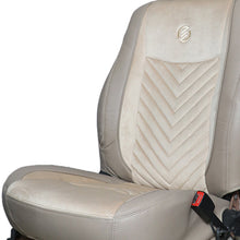 Load image into Gallery viewer, Veloba Softy Velvet Fabric Car Seat Cover For Honda Civic - Beige Beige | Elegant Auto Retail

