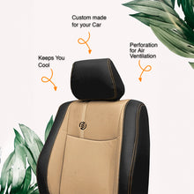 Venti 1 Duo Perforated Art Leather Car Seat Cover Design For Maruti Fronx
