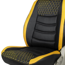 Glory Prism Art Leather Car Seat Cover Black and Yellow For Citroen C3