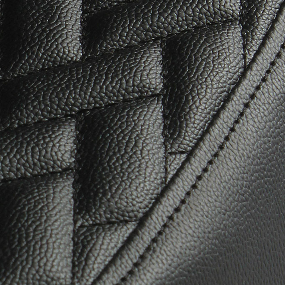 Prime Luxury Twin Bike Seat Cover Black and Tan