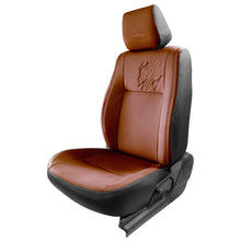 Load image into Gallery viewer, Vogue Zap Plus Art Leather Bucket Fitting Car Seat Cover Black And Tan For Maruti Grand Vitara
