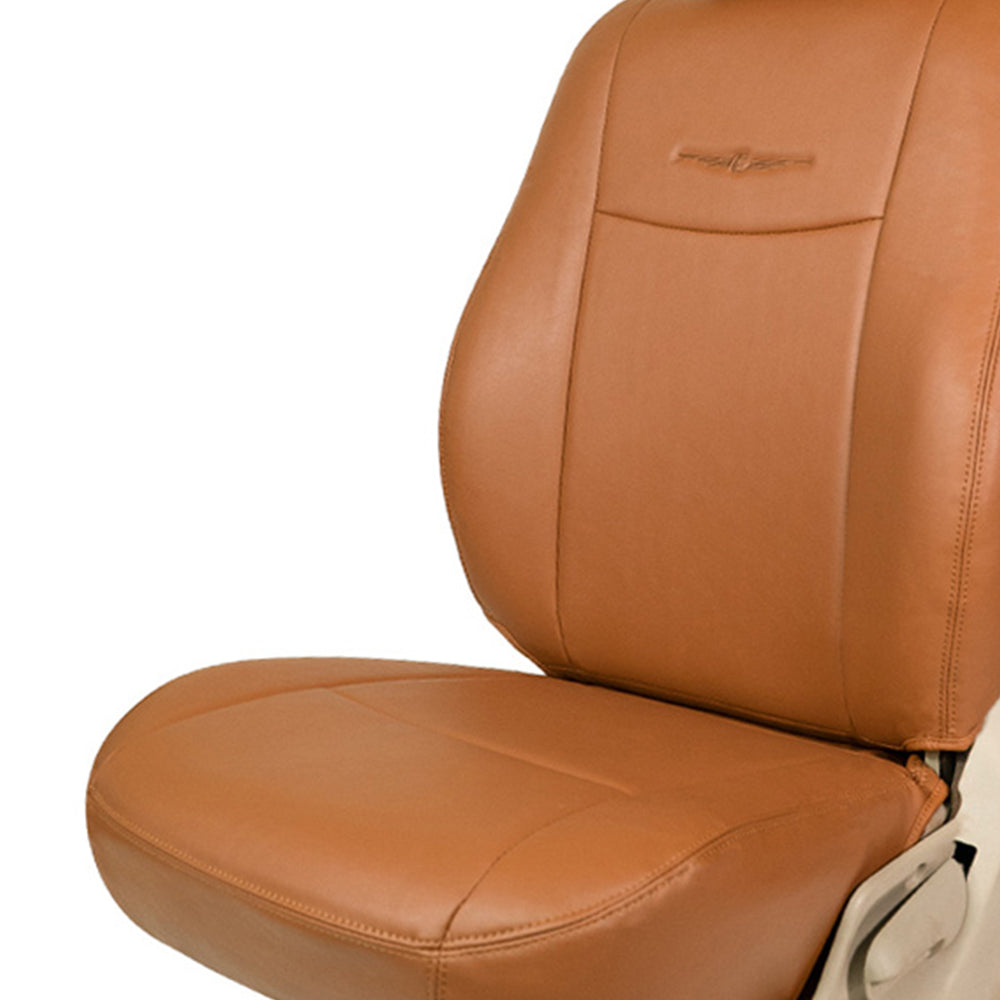 Nappa Uno Art Leather Car Seat Cover Tan Design For Toyota Urban Cruiser