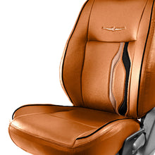 Load image into Gallery viewer, Vogue Trip Plus Art Leather Bucket Fit Car Seat Cover For Kia Syros - Tan | Elegant Auto Retail
