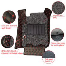 Load image into Gallery viewer, 7D Car Floor Mats For Lexus LM 350h 4Seater - Black Red | Elegant Auto Retail
