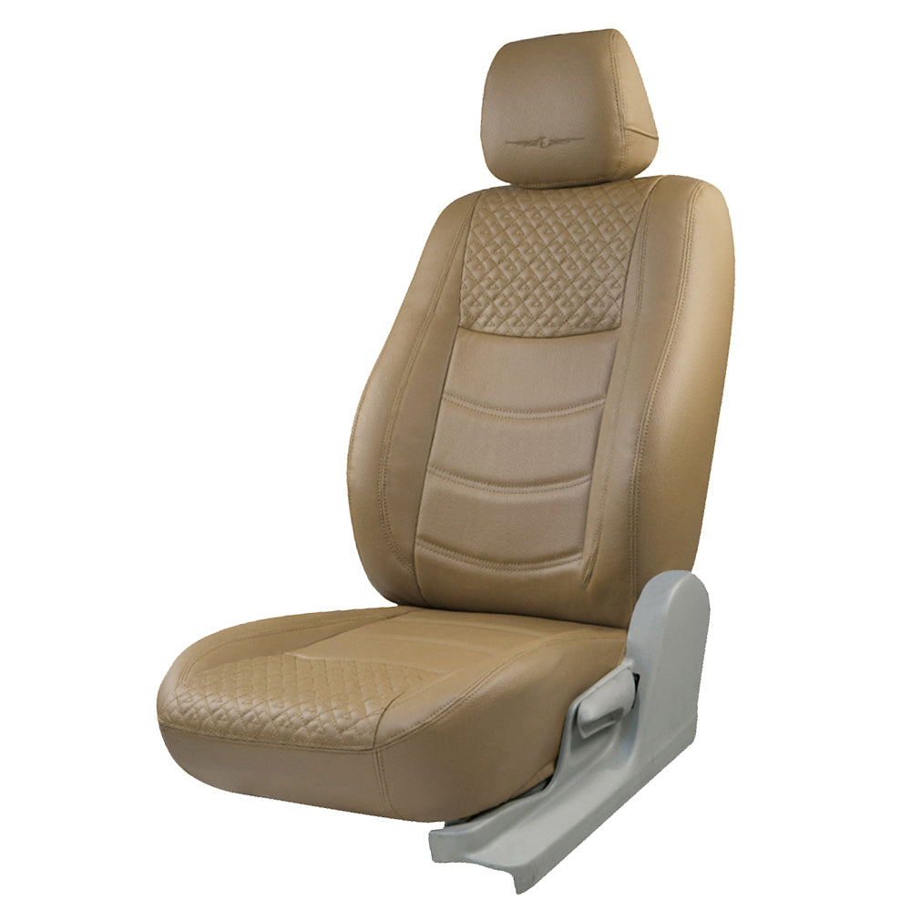 Vogue Galaxy  Art Leather Car Seat Cover For Beige Ford Endeavour | Elegant Auto Retail