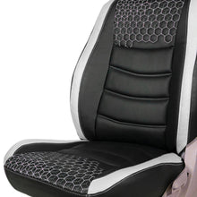Load image into Gallery viewer, Glory Prism Art Leather Car Seat Cover Black and Grey For Maruti Brezza

