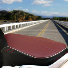 Load image into Gallery viewer, Verve Style Scooter Seat Cover Black and Plum
