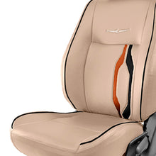 Load image into Gallery viewer, Vogue Trip Plus Art Leather Bucket Fitting Car Seat Cover Beige

