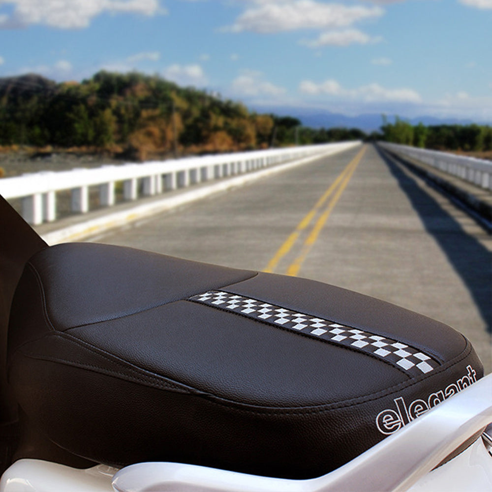 Zest Style Scooter Seat Cover Black and White