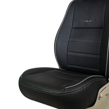 Load image into Gallery viewer, Vogue Urban Plus Art Leather Car Seat Cover For Honda Civic - Black Grey | Elegant Auto Retail

