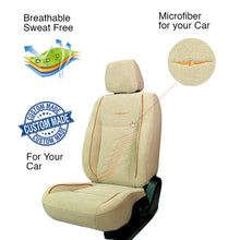 Load image into Gallery viewer, Comfy Z-Dot Fabric Car Seat Cover For Citroen C3 with Free Set of 4 Comfy Cushion
