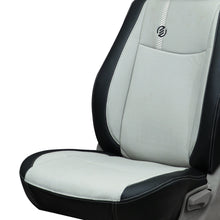 Load image into Gallery viewer, Venti 1 Duo Perforated Art Leather Car Seat Cover For Renault Captur - Black C Grey | Elegant Auto Retail
