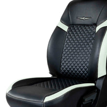 Load image into Gallery viewer, Vogue Star Art Leather Car Seat Cover For Honda Civic - Black Grey | Elegant Auto Retail
