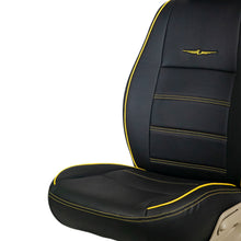 Load image into Gallery viewer, Vogue Urban Plus Art Leather Car Seat Cover Black and Yellow For Maruti Grand Vitara

