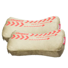 Load image into Gallery viewer, Elegant Arrow Memory Foam Car Neck Support Pillow Beige (Set of 2)
