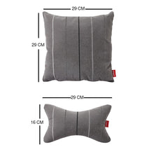 Load image into Gallery viewer, Elegant Comfy Car Neck Rest Pillow Beige Set of 4 - CU05
