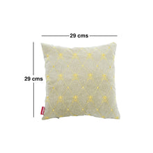 Load image into Gallery viewer, Elegant Comfy Cushion Pillow Beige Bee Design Set of 2 CU07
