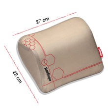 Load image into Gallery viewer, Elegant Zig Memory Foam Neck Rest D Car Support Pillow Beige (Set of 2)
