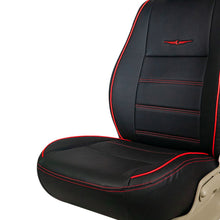 Load image into Gallery viewer, Vogue Urban Plus Art Leather Car Seat Cover For Honda Civic - Black Red | Elegant Auto Retail
