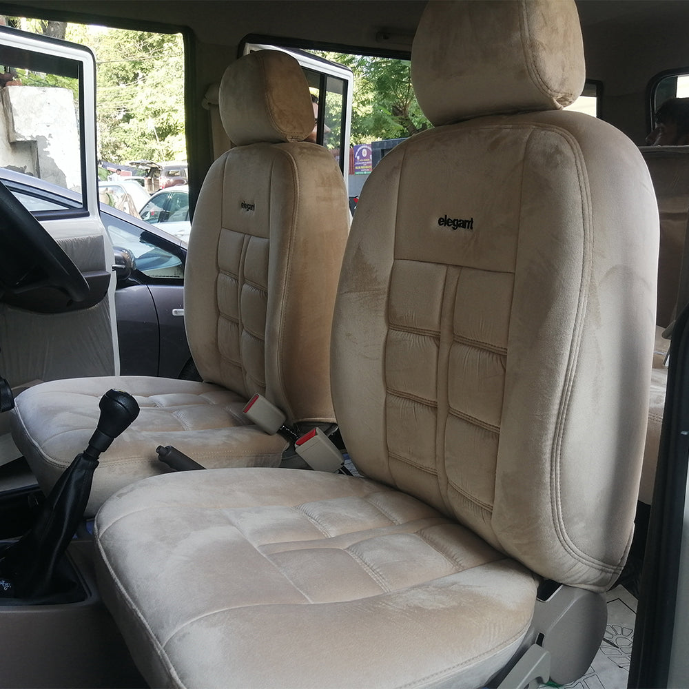 Emperor Bucket Fit Velvet Fabric Car Seat Cover For Maruti Victoris