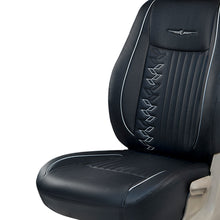Load image into Gallery viewer, Vogue Knight Art Leather Car Seat Cover For MG ZS EV - Black C Grey | Elegant Auto Retail
