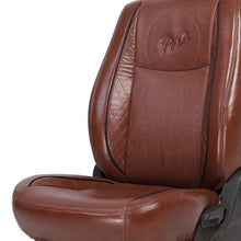 Load image into Gallery viewer, Posh Vegan Leather Car Seat Cover For Honda Civic | Brown-Brown| Elegant Auto Retail
