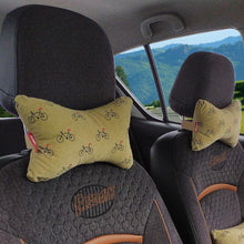 Load image into Gallery viewer, Elegant Comfy Car Neck Rest Pillow Beige Set of 2 CU02
