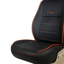 Load image into Gallery viewer, Vogue Urban Plus Art Leather Car Seat Cover Black and Orange
