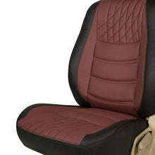 Load image into Gallery viewer, Glory Colt Duo Art Leather Car Seat Cover For Honda Civic - Black Brown | Elegant Auto Retail
