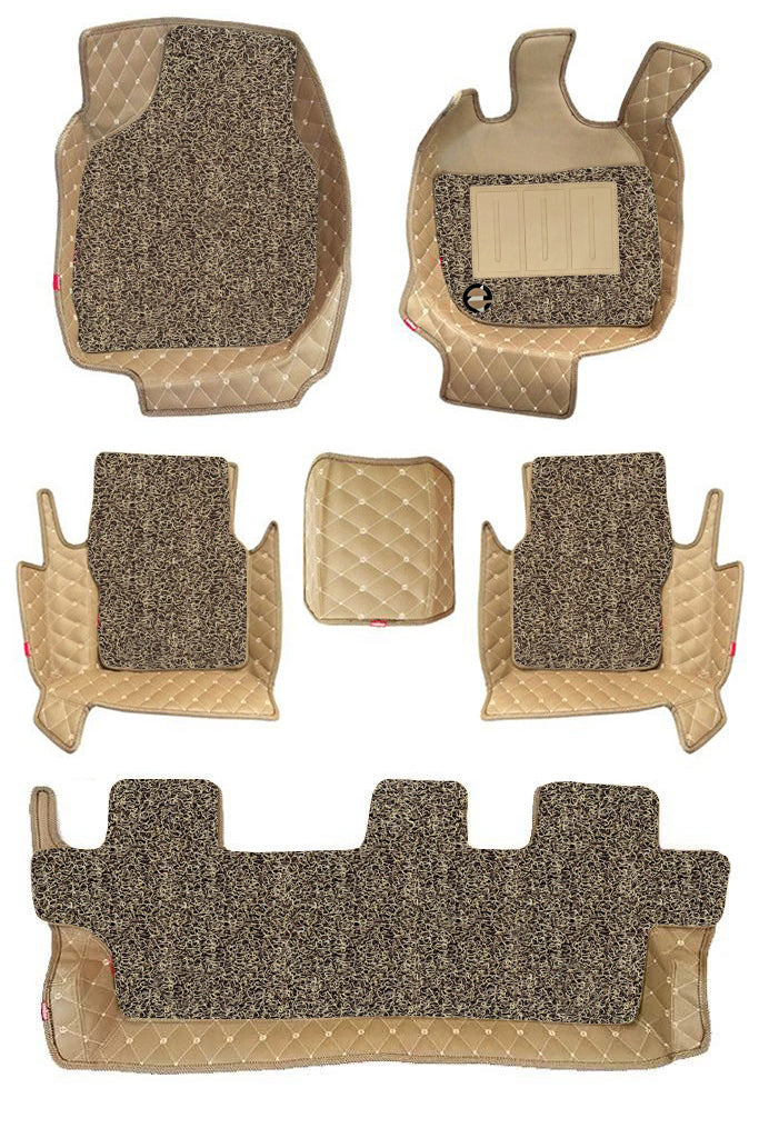 7D Car Floor Mat Beige (Set of 6) Elegant Auto Retail India's Largest  Online Store For Car and Bike Accessories
