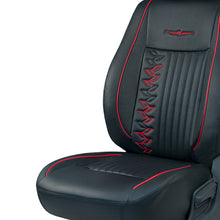 Load image into Gallery viewer, Vogue Knight Art Leather Car Seat Cover Black and Red

